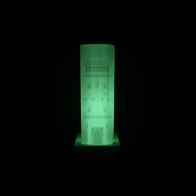 مصباح RGB أحمر